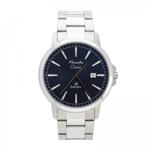 Alexandre Christie AC 1014 Silver Blue Steel Man MDBSSBU